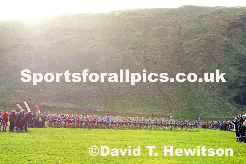 Mens short race  2020 BUCS Cross Country Champs., Edinburgh.  Photo: David T. Hewitson/Sports for All Pics